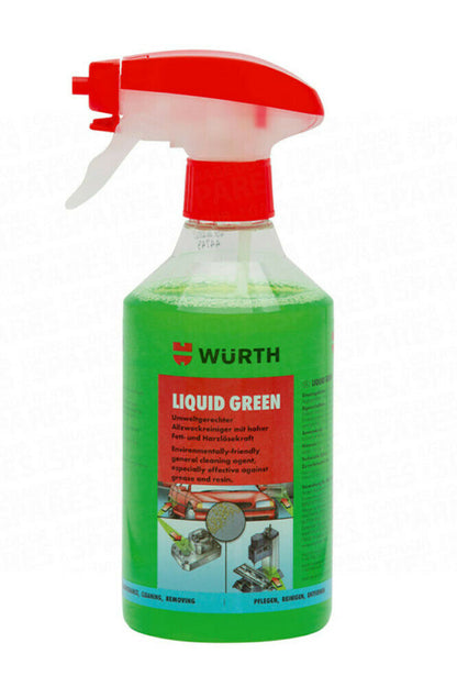 NEW GENUINE WURTH Liquid Green Powerful Multi purpose Cleaner 500ML 0893474