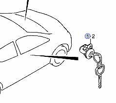 Genuine Suzuki ALTO 2004 FRONT RIGHT DOOR Lock Barrel Cylinder Keys 82270M79820