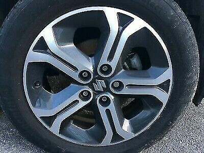 NEW Genuine VITARA 2015-ON Black Silver Diamond Alloy Wheel 17" 43210-54P70-ZMS