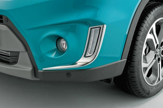 Genuine Suzuki VITARA Front DRL Light Chrome Surround Trims Set 990E0-54P10-CFB