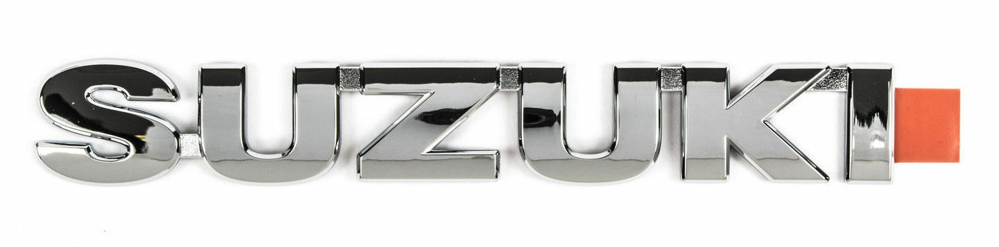 NEW Genuine SWIFT Rear Tailgate Chrome SUZUKI Badge Emblem 77821-58J00-0PG