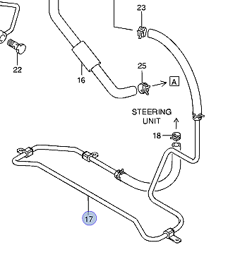 NEW GEN Suzuki GV Grand Vitara 1.9D POWER STEERING PIPE RETURN LHD 49220-78K70