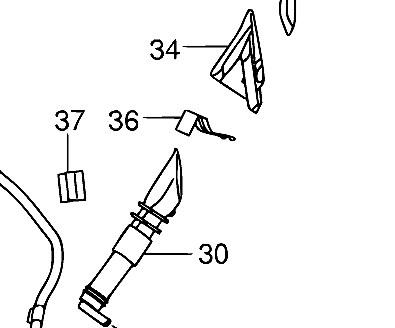 NEW Suzuki SWIFT Sport 2011-13 Washer Jet Cover Holder RIGHT 39153-72L00