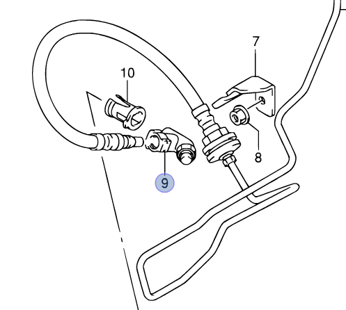 Genuine Suzuki GV Grand Vitara 2005-16 Clutch JOINT PIPE 1.9 2.0 23856-64JA0