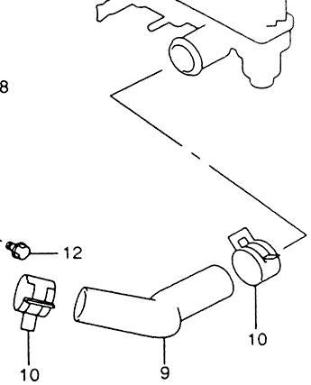 NEW Genuine Suzuki JIMNY Cooling Radiator BOTTOM Rubber Hose OUTLET 17851-81A00