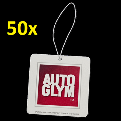 1x FULL BOX of 50x Autoglym AIR FRESHENERS **Next Day Delivery**