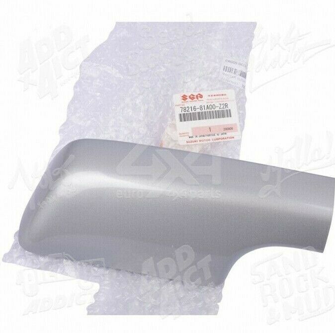 NEW Genuine Suzuki Jimny ROOF BAR CAP CLIP COVER 78216-81A00-Z2R Silver Right Rear