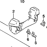 1x NEW Genuine Suzuki JIMNY Front Brake Caliper PAD CARRIER 55161-80000