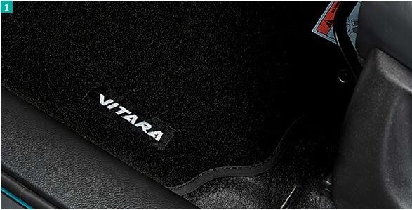 NEW Genuine Suzuki VITARA 2015> Deluxe Carpet Mats Set Black 75901-54P01
