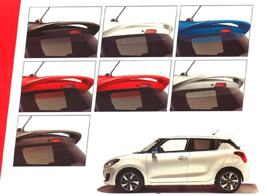 NEW Genuine Suzuki SWIFT 2017-> Rear Roof Spoiler CHOICE OF COLOUR 99110-53R00