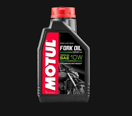 NEW Motul 10W FORK OIL Expert MED Road & Off Technosynthese Suspension 1L 450095