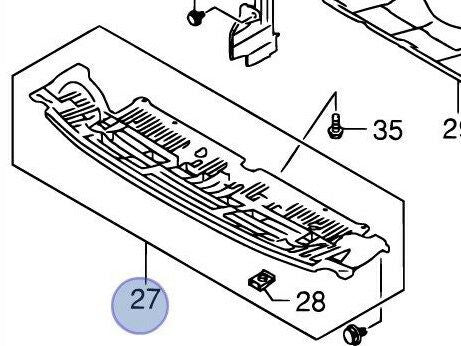 NEW Genuine Suzuki SWIFT 2017-On Front Lower Bumper Absorber Impact Crash 72460-52R00