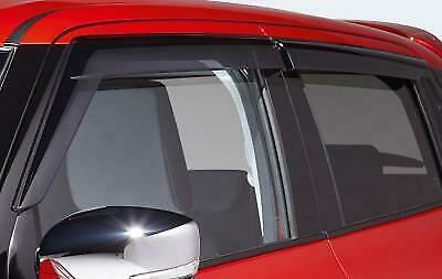 NEW Genuine Suzuki SWIFT 2017-> Rain & Wind Deflectors Set 4 Smoke 99120-53R00