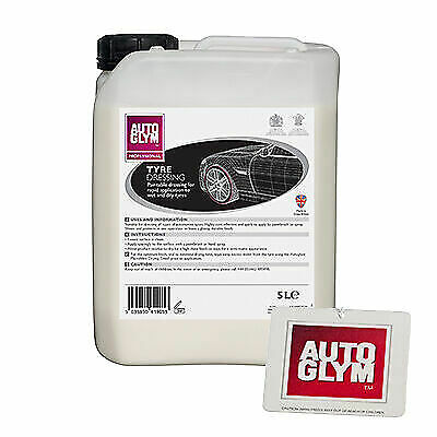 NEW Autoglym Professional TYRE DRESSING Water Based 5L 5 Litre FREE GIFT