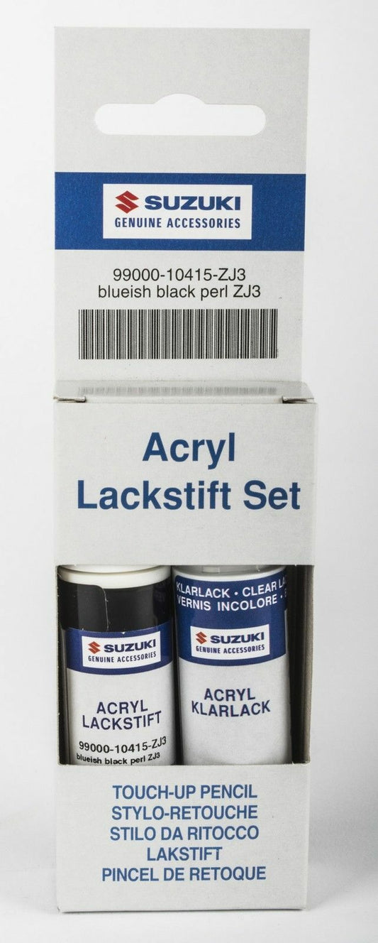 NEW Genuine Suzuki TOUCH UP PAINT Stick Pen Brush Set BLUISH BLACK P. ZJ3