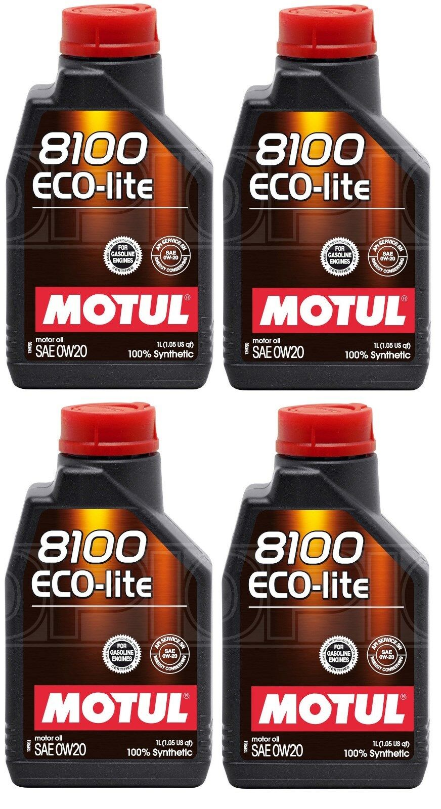 NEW Motul 8100 ECO-lite 0w20 0W-20 0-20 FULLY SYNTHETIC MOTOR ENGINE OIL 4 Litre