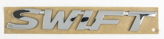 NEW Genuine Suzuki SWIFT Tailgate Boot BADGE Chrome Swift EMBLEM 77831-68L00-0PG