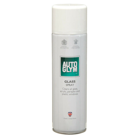 NEW Autoglym GLASS SPRAY CLEANER Acrylic Perspex 450ml FREE GIFT
