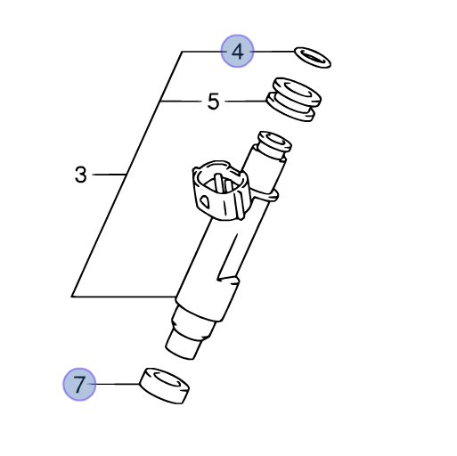 NEW Genuine Suzuki VITARA M16A Engine FUEL RAIL INJECTOR PETROL 15710-55LA0