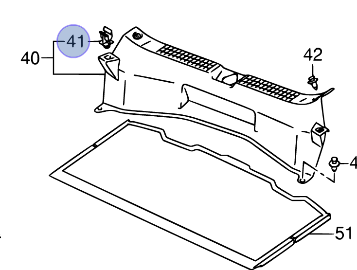 NEW Gen Suzuki SWIFT 2010-16 FALSE FLOOR BOOT Shelf PLASTIC CLIP 76215-74G00