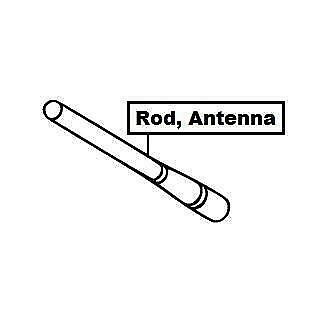NEW Genuine Suzuki SWIFT 2011-16 Stubby Aerial Mast Antenna Screw In 39251-68L10