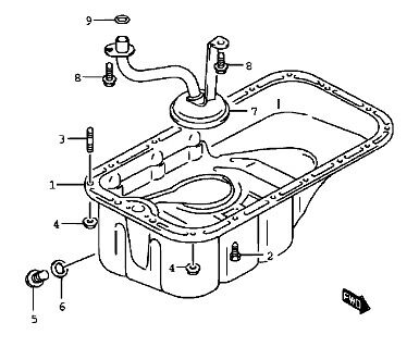 NEW Genuine Suzuki Ignis Wagon R TSM Chassis Engine Oil Sump Pan 1.3 11510-83EV0