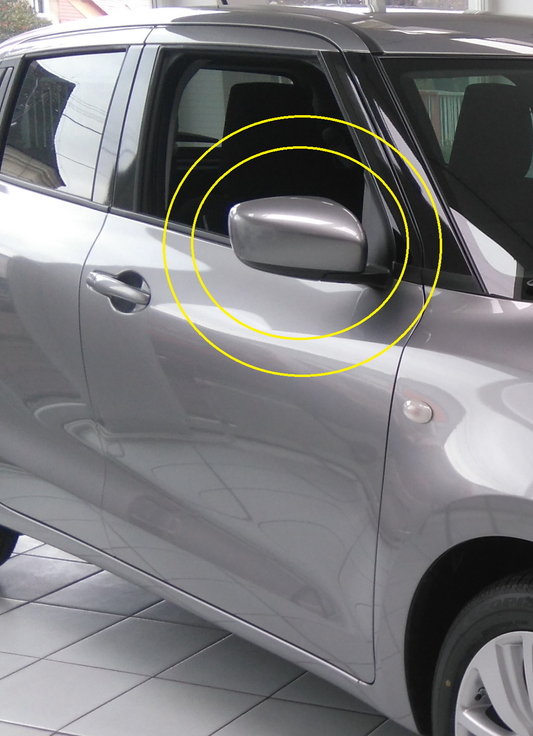 NEW Suzuki SWIFT 2017-> Wing Mirror Cover Cap RIGHT DRIVERS 84718-52R20-ZNC GREY
