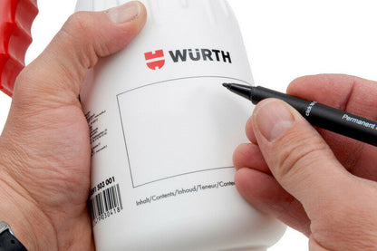 Genuine WURTH Brake Cleaner PUMP SPRAY BOTTLE 0891503001 + 3L FLUID 0890108100