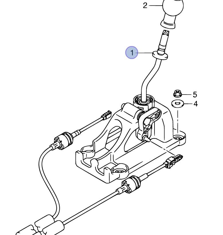 NEW Genuine Suzuki SX4 2007-2014 Gear Change Lever Assembly Unit 28100-61M20