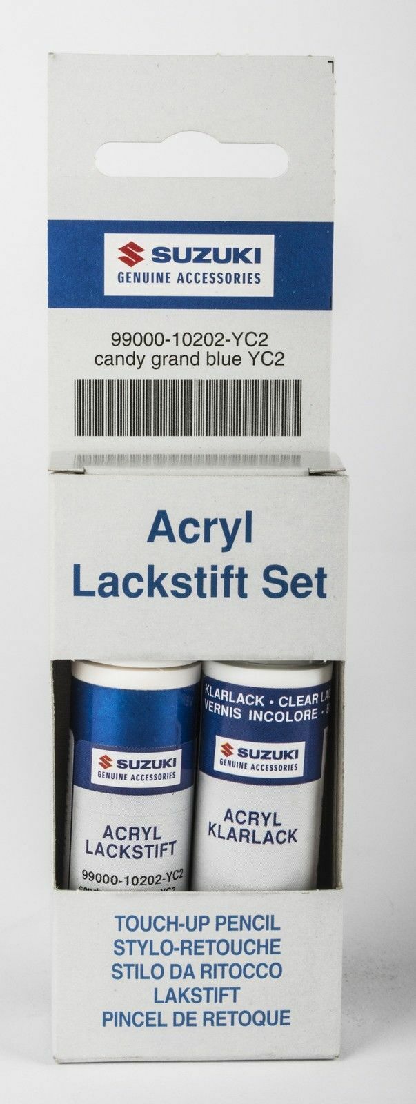 NEW Genuine Suzuki TOUCH UP PAINT Stick Pen Brush Set Candy Grand Blue YC2