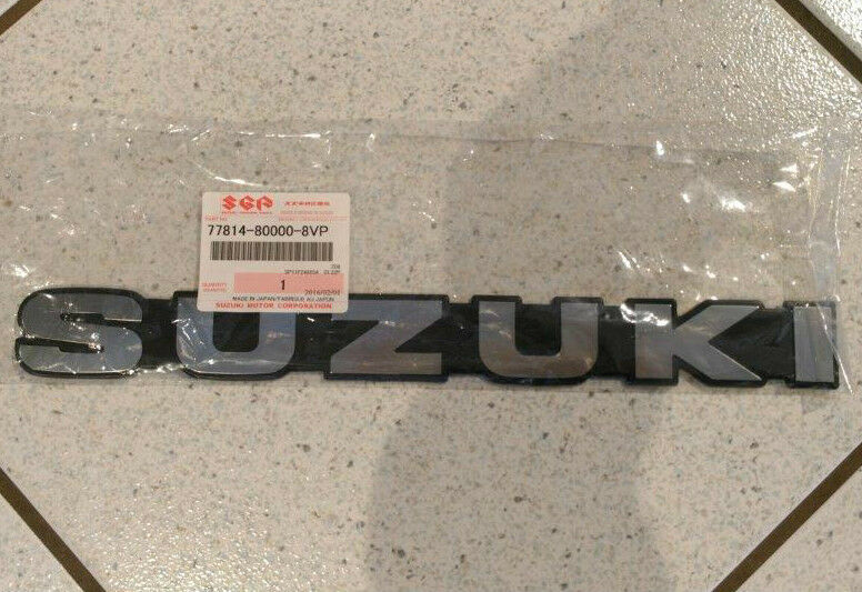 NEW Genuine Suzuki Badge for SJ VITARA Samurai EMBLEM Silver 77814-80000-8VP