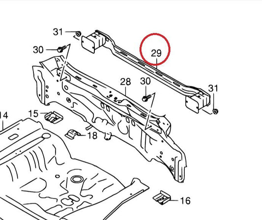 NEW Genuine Suzuki CELERIO Rear Crash Bar Bumper Cross Member Brace 65560-84M00