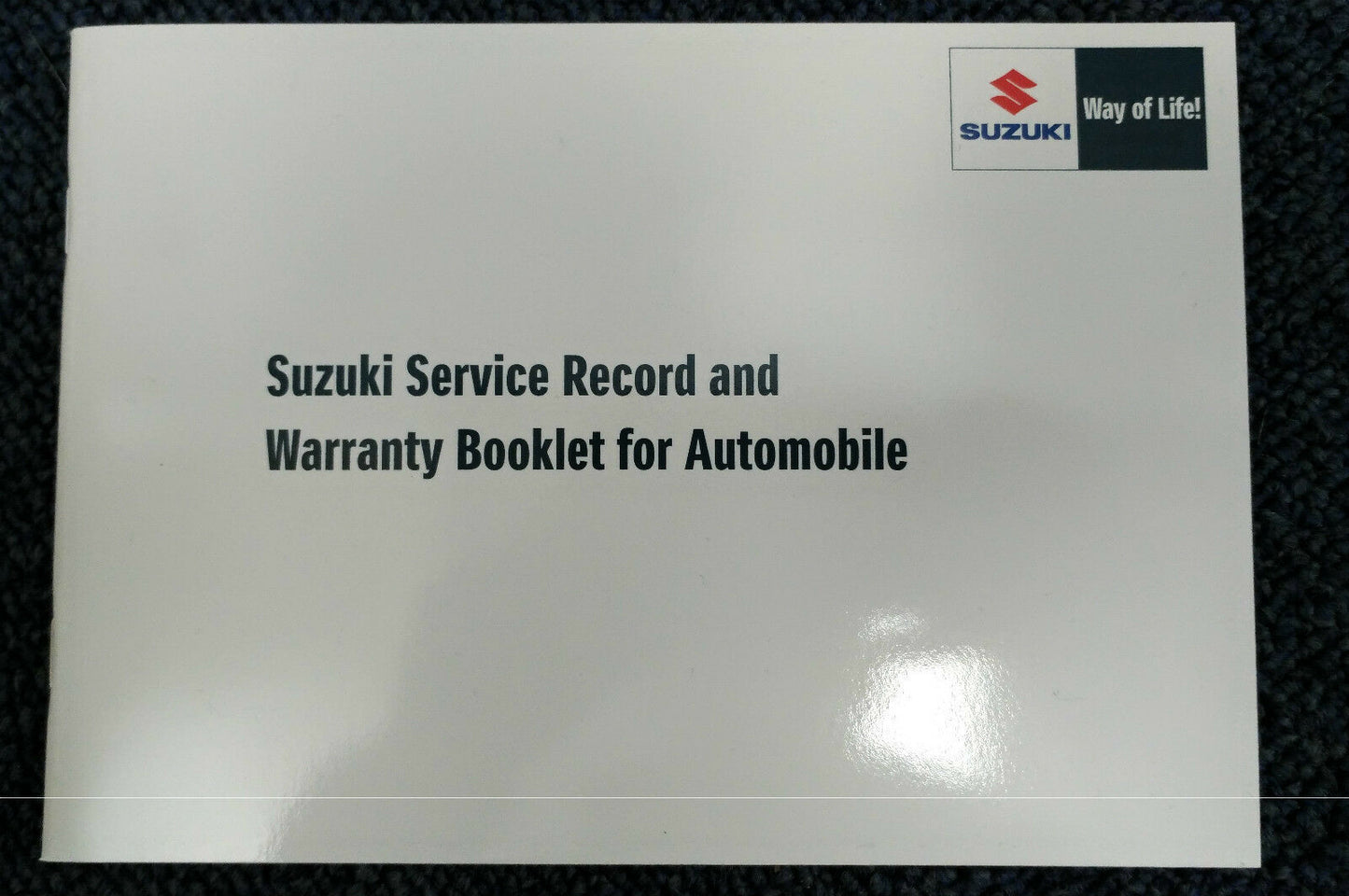 NEW Genuine Suzuki CAR Service Book Record 9,000 Mile Servicing 99000-99003-SMC