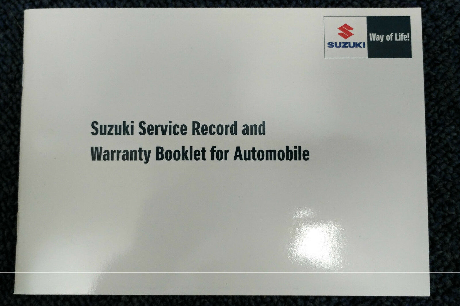 NEW Genuine Suzuki CAR Service Book Record 9 000 Mile Servicing