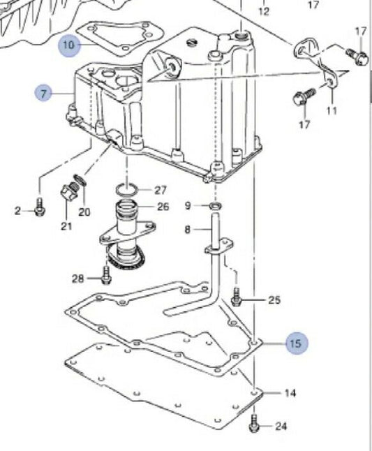 Genuine Suzuki GRAND VITARA GV 2005-15 Engine Oil Sump Pan +GASKETS