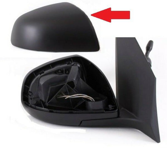 Wing Mirror COVER CAP DRIVER SIDE Right Black 84718M68K10-5PK Fits Nissan Pixo