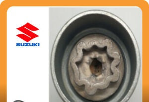 NEW Genuine Suzuki 7042 Locking Wheel Bolt KEY Head 990E0-07042 17mm