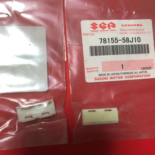1x NEW Genuine Suzuki SPLASH Roof Under Moulding Clip WHITE 78155-58J10